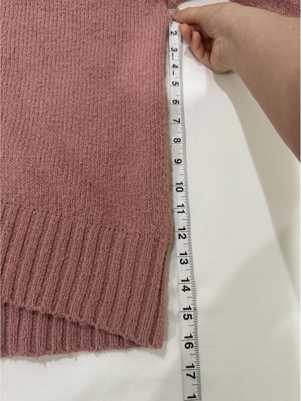 Free People Brookside Tunic Sweater Rose Pink Slouchy Oversized Knit Small - Picture 8 of 9